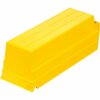 Global Industrial Shelf Storage Bin, Polypropylene, 4 in H, Yellow 184837YL